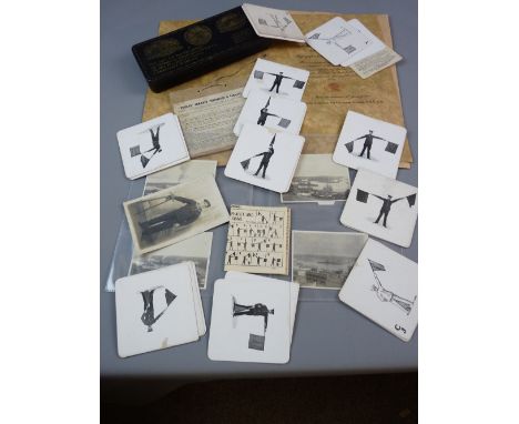 A GIFT OF THE COLONIES CHOCOLATE TIN to His Majesty's Naval Military Forces and ephemera to include a set of semaphore cards,