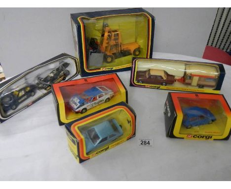 6 boxed Corgi toys - GS24, 334, 275, 1113, 32, 340.