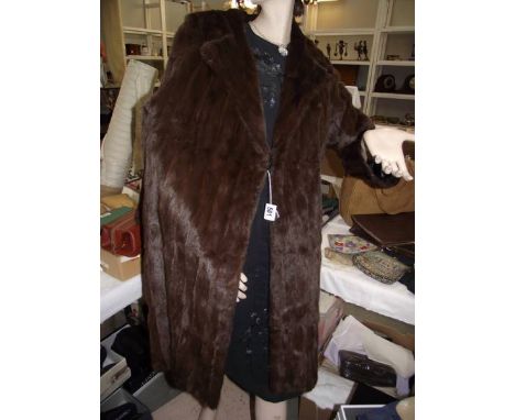 A fine quality full length coat made by M Michaels Furs, Bristol, vintage. (in good condition).