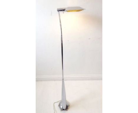 A Cedric Hartman model 91-ST floor lamp, adjustable height 35" to 43.5" (88.9cm to 110.49cm). Multi-directional and with dimm