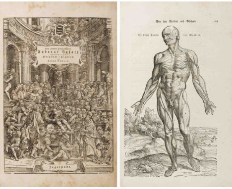 Leveling, Heinrich Palmaz - [Vesalius, Andreas]Anatomische Erklärung der Original-Figuren von Andreas Vesal, samt einer Anwen