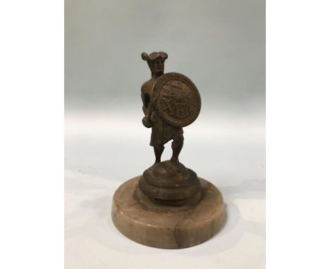 A 'North Eastern Automobile Association' car mascot, No. 191