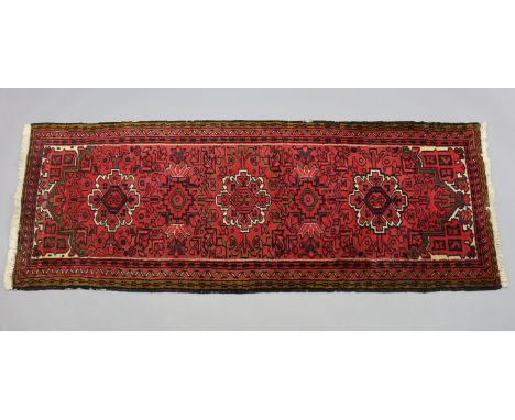 A similar Persian corridor runner; 26½” x 82”.