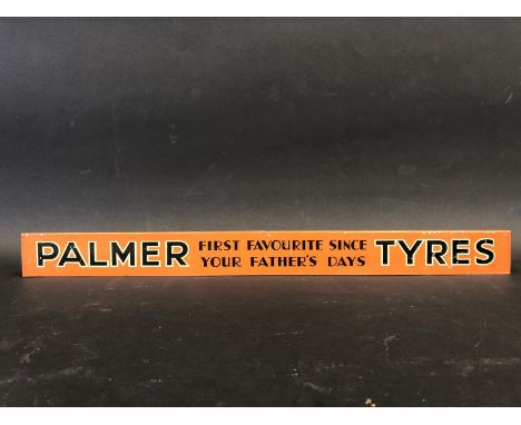 A Palmer Tyres shelf strip. 