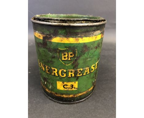 A BP Energrease 1lb grease tin.