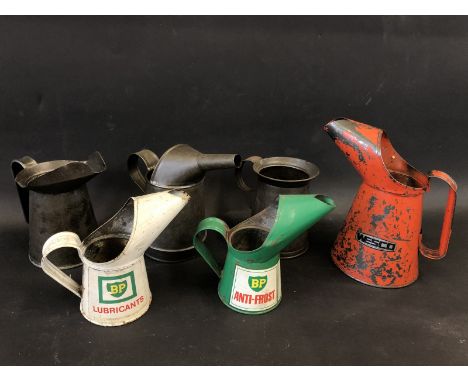 Six assorted oil measures including BP Anti-Frost.