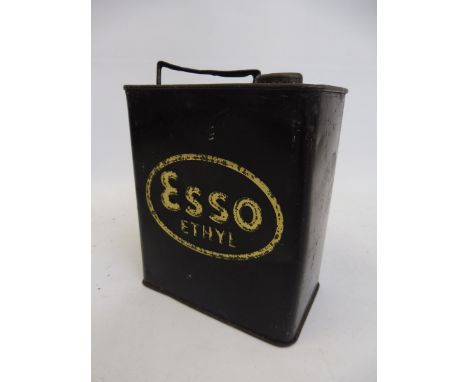 A small Esso pedal car can in the shape of a two gallon petrol can.
