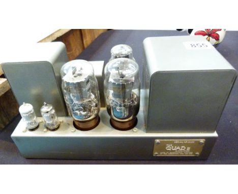 QUAD AMPLIFIER. Quad II amplifier serial no 46129 with original valves
