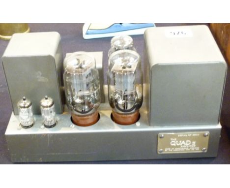 QUAD AMPLIFIER. Quad II amplifier serial no 49026 with original valves