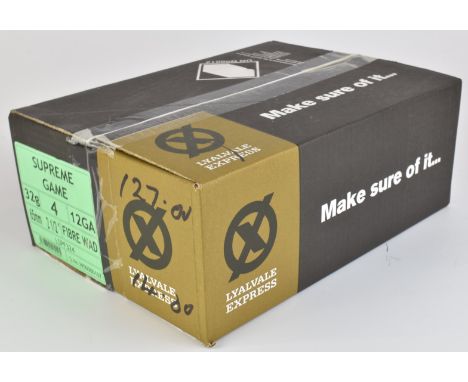 Two-hundred-and-fifty 12 bore Lyalvale Express Supreme Game 32g shotgun cartridges, sealed in packing box&nbsp;PLEASE NOTE TH