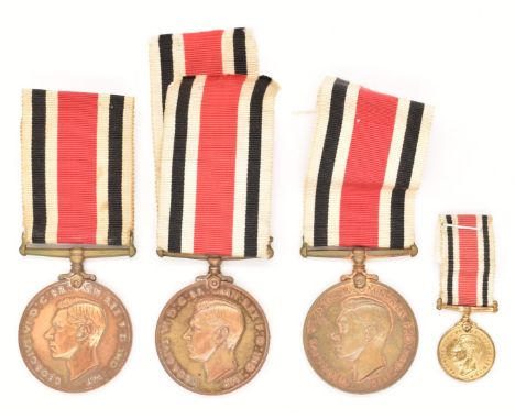 Three George VI Special Constabulary For Faithful Service Medals, named to Harold H S Jackson, Roland U Hummel and Philip L G