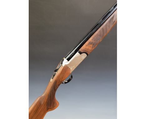 Kral Arms Signature II 12 bore over and under ejector shotgun with engraved locks, underside, trigger guard and thumb lever, 