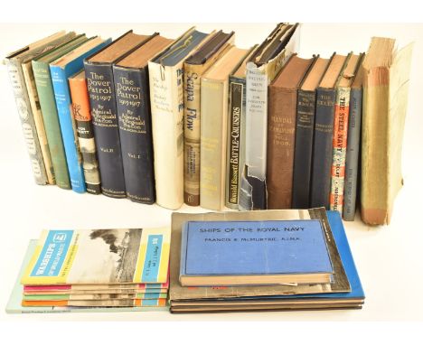 Approximately twenty eight Royal Navy reference books and publications including 'The Dover Patrol 1915-1917' by Admiral Sir 