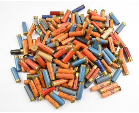 One-hundred-and-sixty mainly 12 and 20 bore paper cased collector's shotgun cartridges including Page-Wood of Bristol, Disper