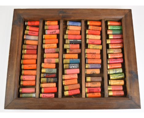 Seventy-five mainly paper cased collector's shotgun cartridges including Yellow Wizard Rustless, Eley Pegamoid, Sporta, Purde