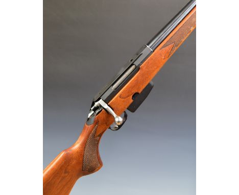 Tikka M590 RH .17 REM bolt-action rifle with chequered semi-pistol grip and forend, multi-shot magazine, sling mounts and 22.