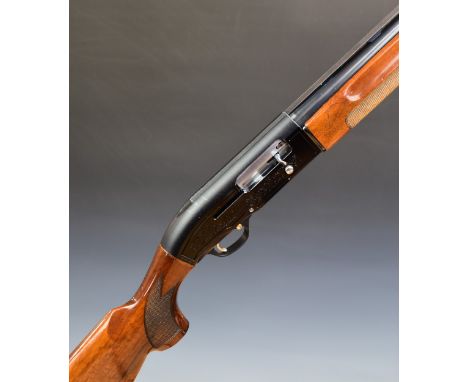 Beretta A303 SP 12 bore 3-shot semi-automatic shotgun with named and engraved locks, chequered semi-pistol grip and forend, s