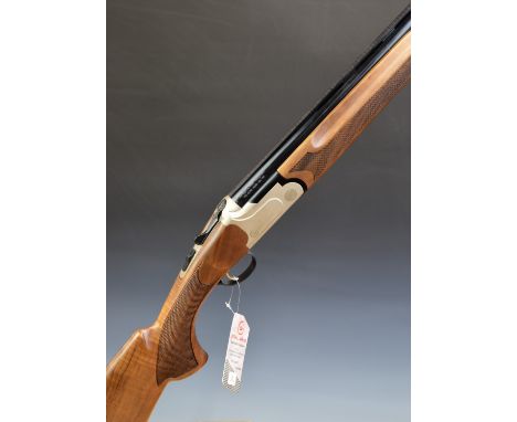 Kral Arms Tundra Trap 12 bore over and under ejector shotgun with chequered semi-pistol grip and forend, single trigger, vent
