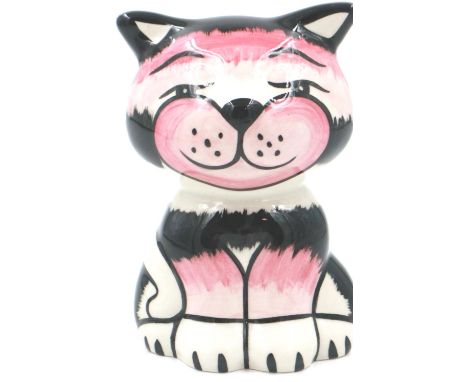 Lorna Bailey cat, Mack, H: 13 cm, no cracks or chips. P&amp;P Group 1 (£14+VAT for the first lot and £1+VAT for subsequent lo