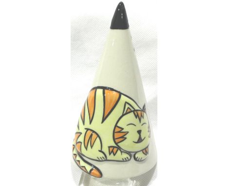 Marmalade cat sugar sifter signed by Lorna and Lionel Bailey, H; 13 cm, no cracks or chips. P&amp;P Group 1 (£14+VAT for the 