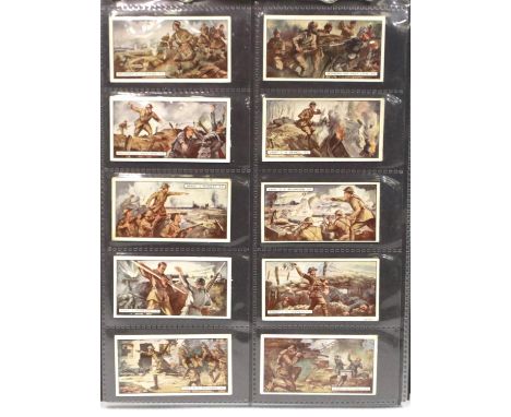 Cigarette cards including Wills V.Cs (50) Wills V.C Heroes red (25) and blue (25), Wills Scissors V.C Heroes, mixed colours (