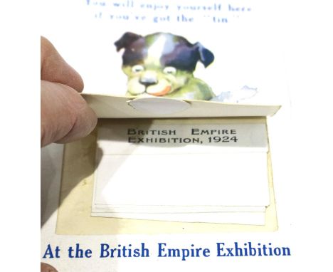 1924 British Empire Exhibition stamped postcard. P&amp;P Group 1 (£14+VAT for the first lot and £1+VAT for subsequent lots) 