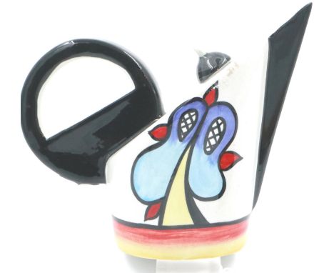 Lorna Bailey teapot in Lakeside Pattern, H: 15 cm, no cracks or chips. P&amp;P Group 1 (£14+VAT for the first lot and £1+VAT 