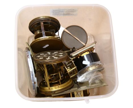 Vintage clock dials and parts 