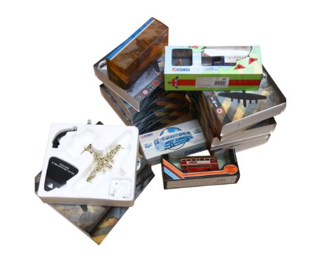 A quantity of boxed Atlas Editions aeroplanes, including B-17 Flying Fortress, Douglas A-26 Invader, Vickers Wellington, and 