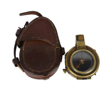 A First World War military compass, Verner's Patent, dated 1918, no. 148188,&nbsp;&nbsp;Pointer missing