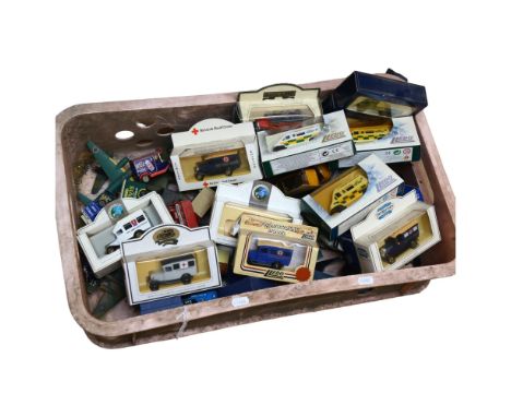 A quantity of boxed and unboxed diecast vehicles and aeroplanes, including such brands a Corgi, Days Gone, Lledo etc 