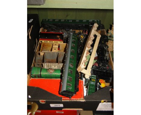 A Hornby and other model railway items.