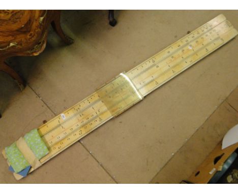 A large Aristo teacher's slide rule.