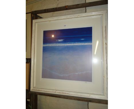 Derek Hare, Limited Edition coloured lithograph, "Tranquil Shore", 51/850.