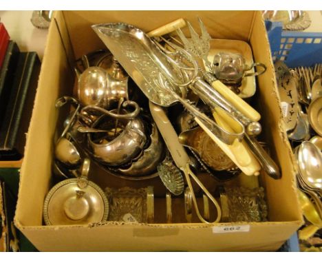 Plated servers, cutlery, sauceboats, toast rack, caddy, etc.