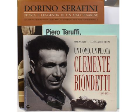 DORINO SERAFINI 'STORIA E LEGGENDA DI UN ASSO PESARESE'  Franco Andreatini first edition, hardback with DJ, 205pp, published 