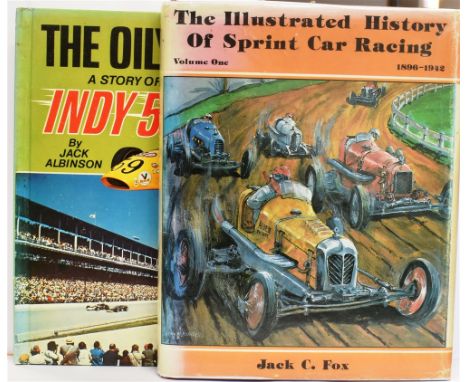 THE ILLUSTRATED HISTORY OF SPRINT CAR RACING 1896-1942 VOLUME ONE  Jack C. Fox hardback with DJ, 339pp, published 1985 by Car