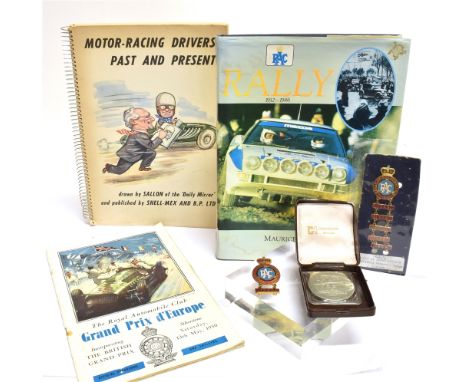 THE ROYAL AUTOMOBILE CLUB GRAND PRIX D'EUROPE BRITISH GRAND PRIX SILVERSTONE OFFICIAL PROGRAMME  Saturday 13th May 1950; Moto