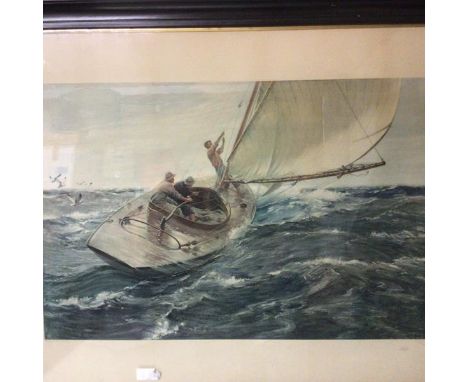 C.D.H. Life, glazed framed print (75cm x 101cm)