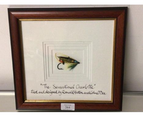 The Sensational Charlotte, designed by Ronald Hutton and Cohn o' Ddda, Fly in glazed frame (22cm x 23cm)