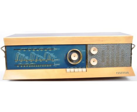Ferguson - A vintage 20th century valve radio. A product of Thorn electrical industries. With mesh front speaker to right and
