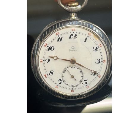 Omega pocket watch (1915, 900 silver)