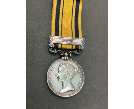 South African 1879 Victorian silver medal - unnamed 