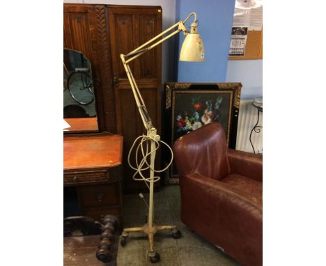 A Herbert Terry and Sons Limited, 'The Anglepoise' lamp, on wheeled stand