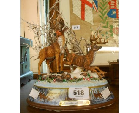 A Bradford Exchange light up musical Christmas ornament A Moment of Wonder