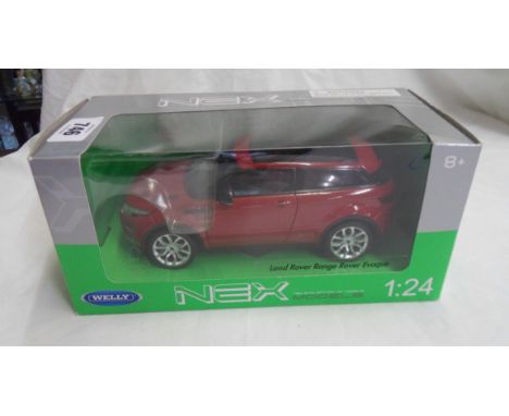 A Nex 1:24 scale model Range Rover Evoke new in box