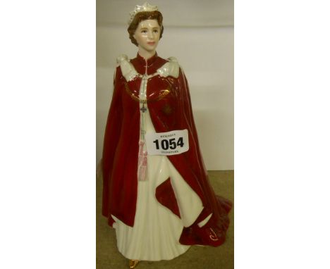 A Royal Worcester figurine of Queen Elizabeth II to celebrate her 80th birthday in 2006