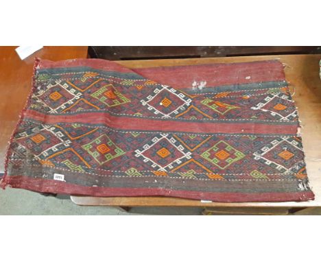 A Middle Eastern Kelim saddle bag