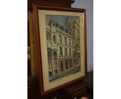 An architectural drawing