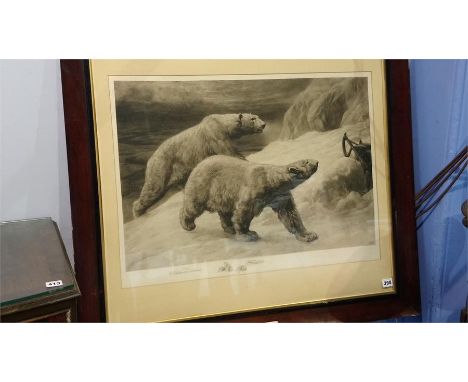 A print after Herbert Dicksee, 'The Silent North'
